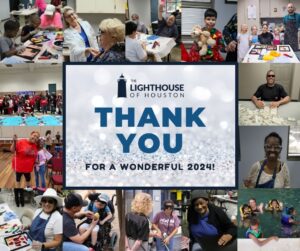 A collage of photos of our different programs, services, employees and clients with text that says "Thank You for A Wonderful 2024!"