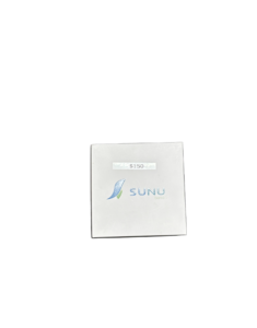 A white box with the SUNU logo.